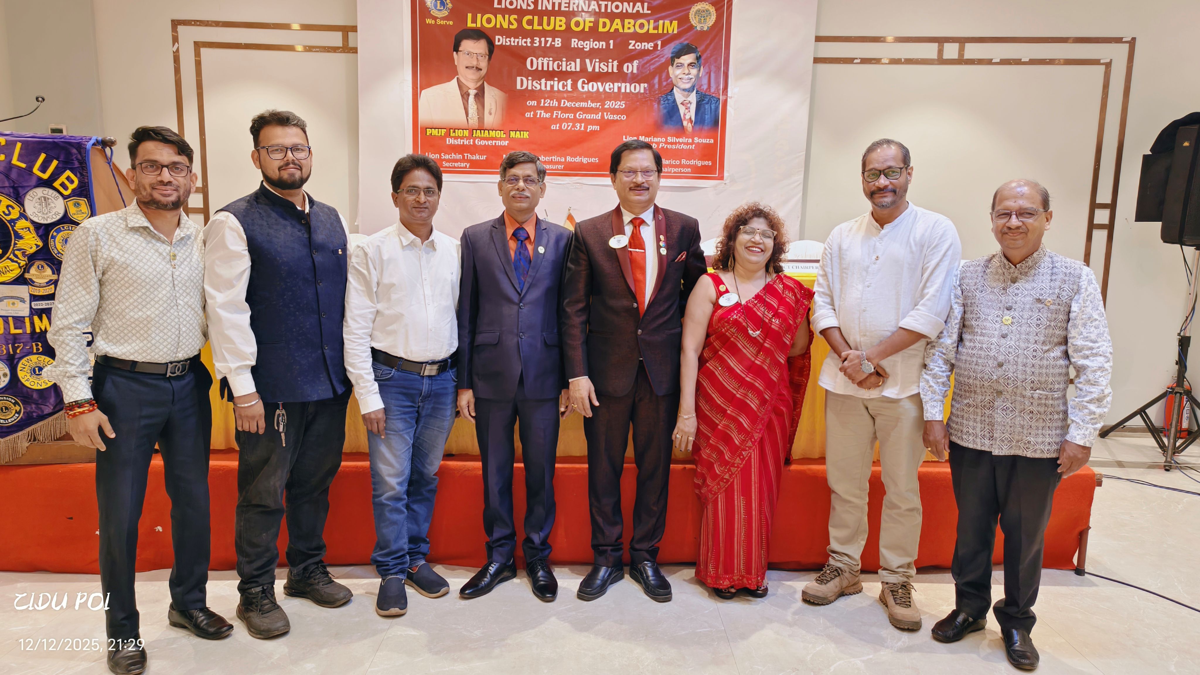 DG visit to Lions club of Dabolim