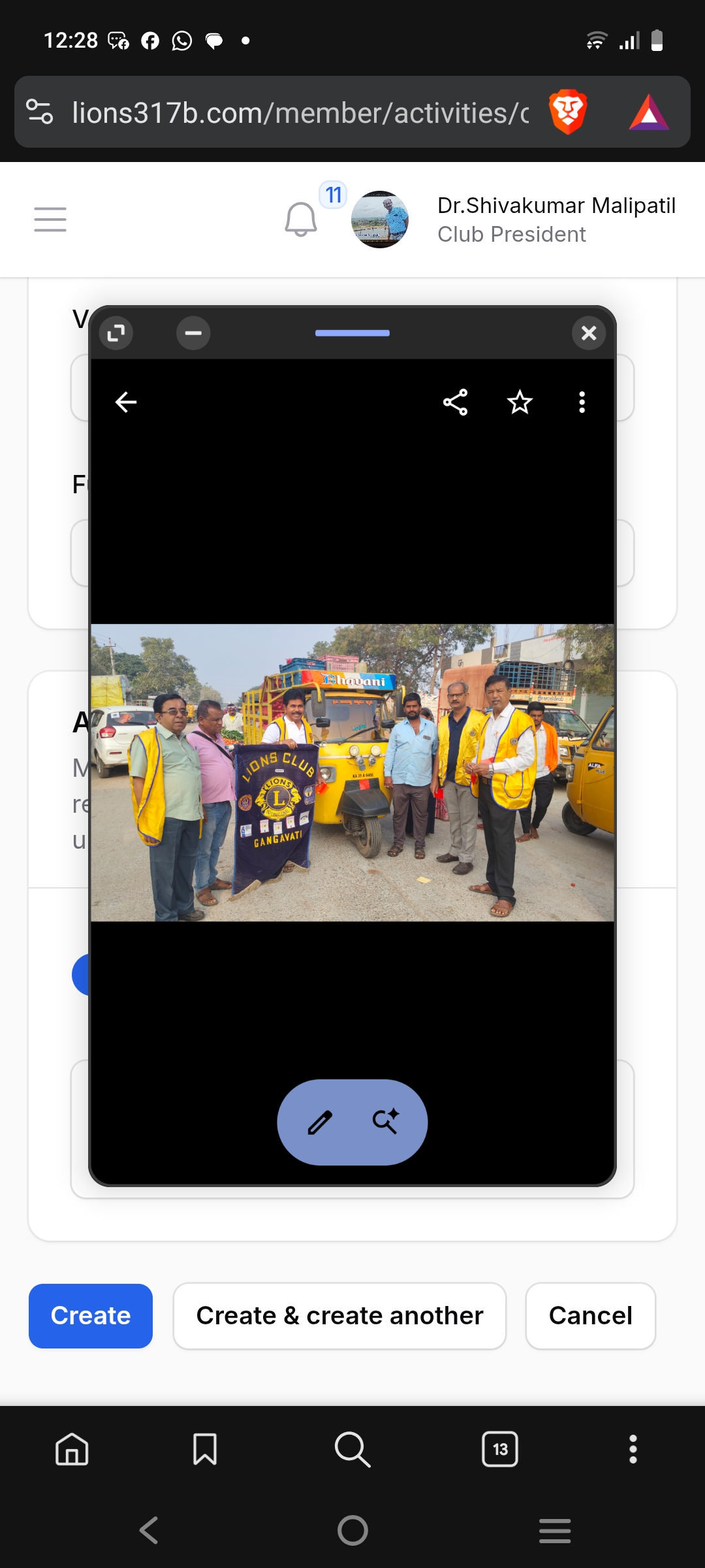 Radium stickering campaign