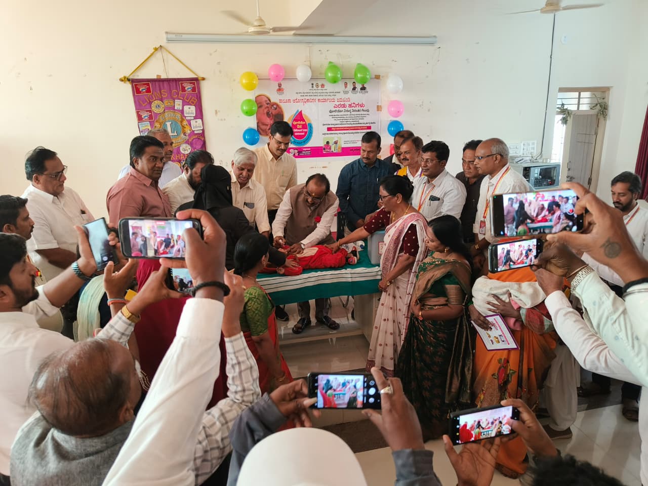 Inauguration ceremony of the Pulse Polio Vaccination Program.