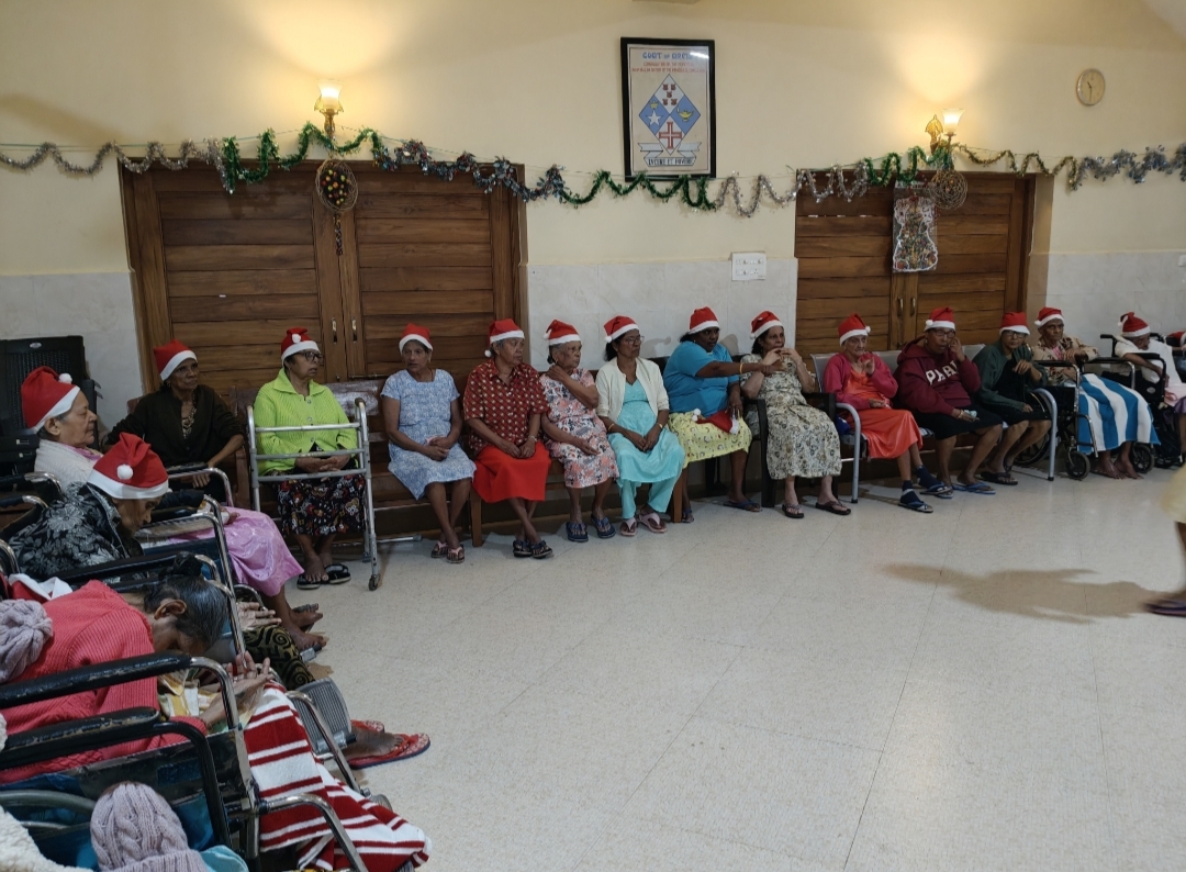 Lions club of Panjim celebrated Christmas with the inmates of St John of God, Home for the Aged