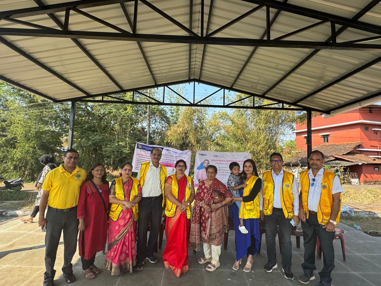 Breast Cancer Screening and detection camp at Davorlim Goa