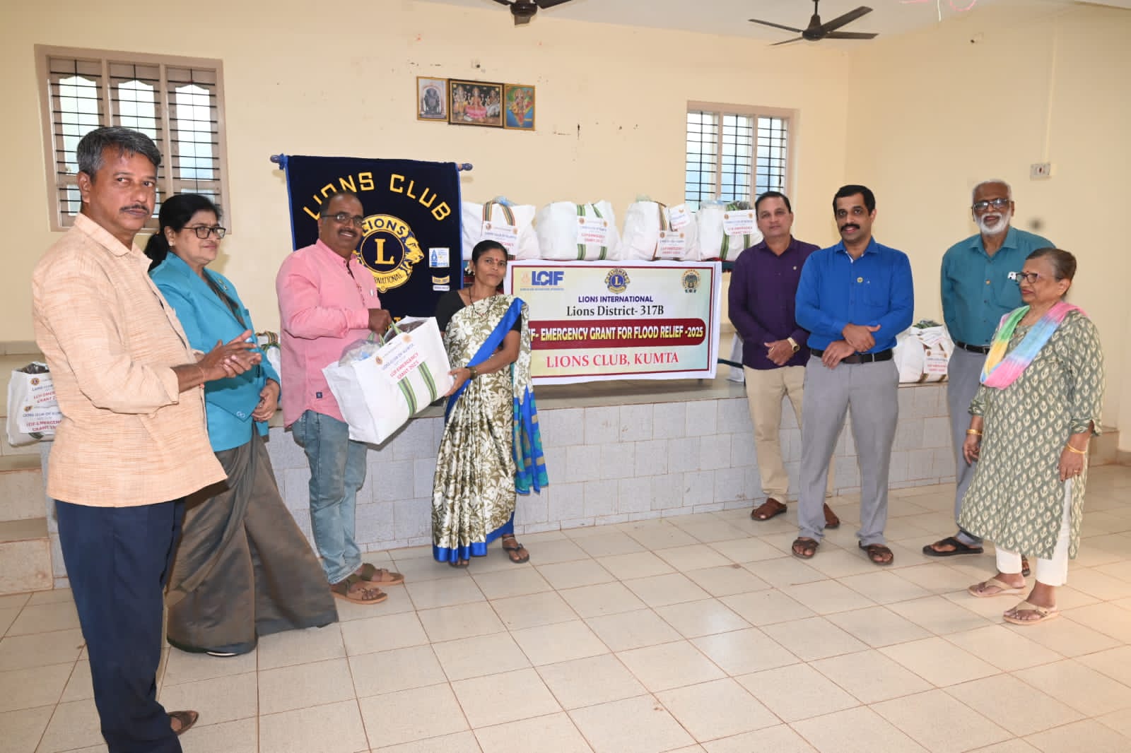 Attended the Food kit distribution programme