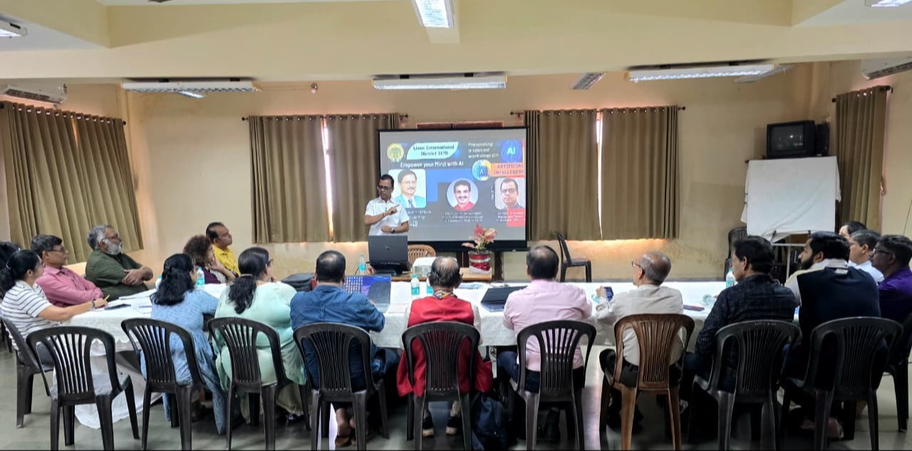 Participated in Artificial Intelligence Workshop organised by District Governor 