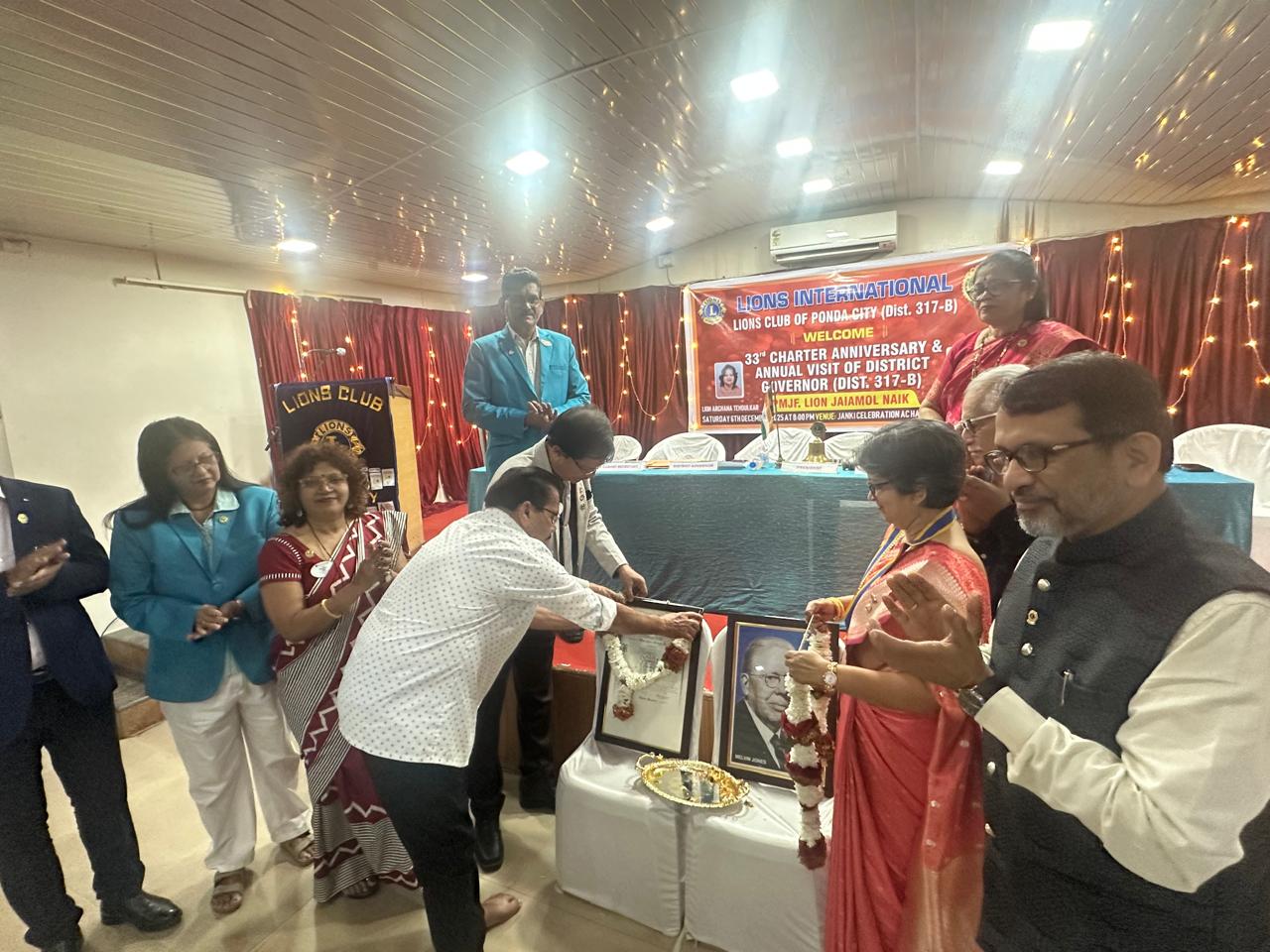 33rd Charter Night of Lions club of Ponda City