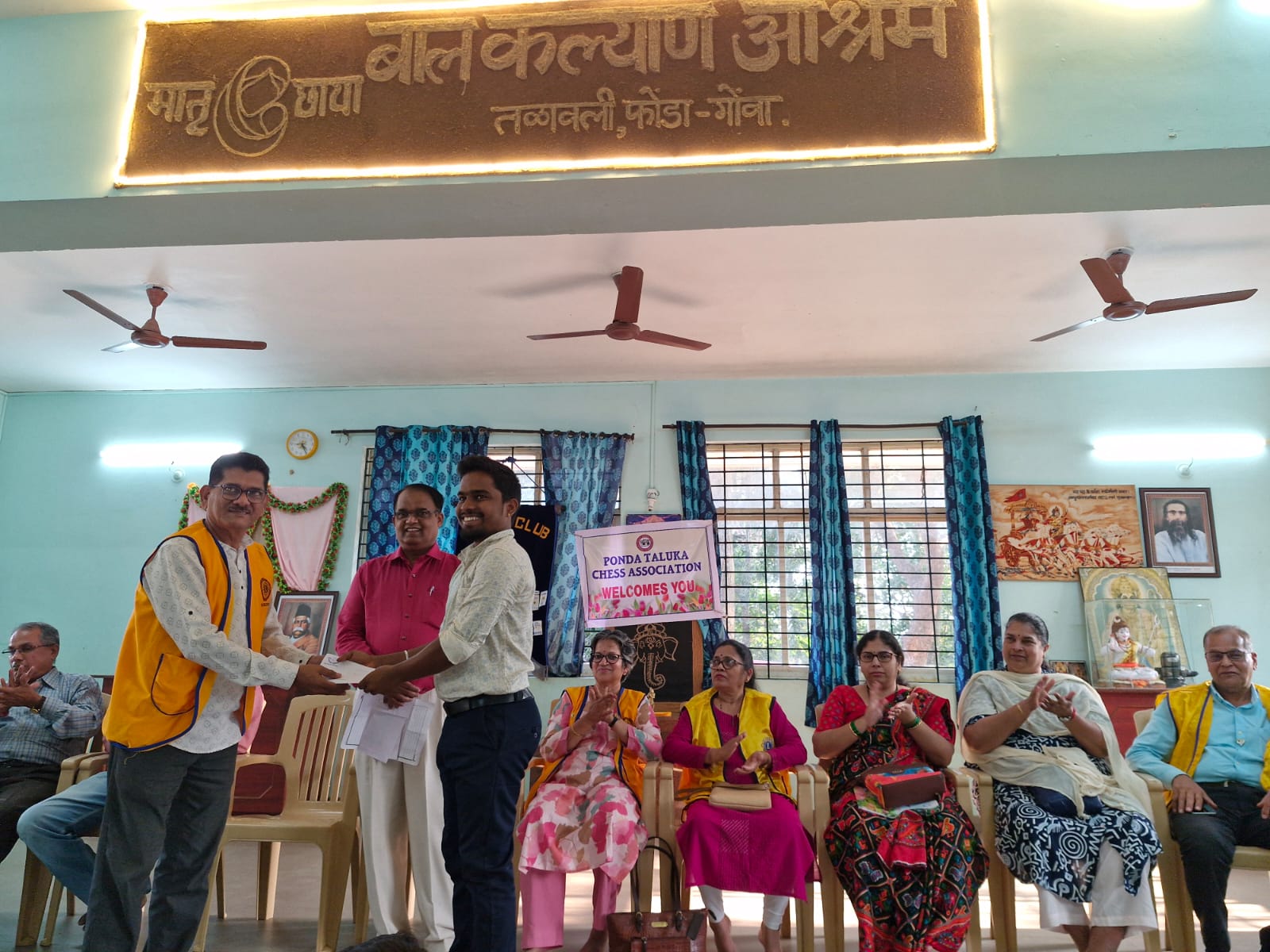 Chess Tournament in association with Ponda Taluka Chess Association for the boys of Bal Kalyan Ashram