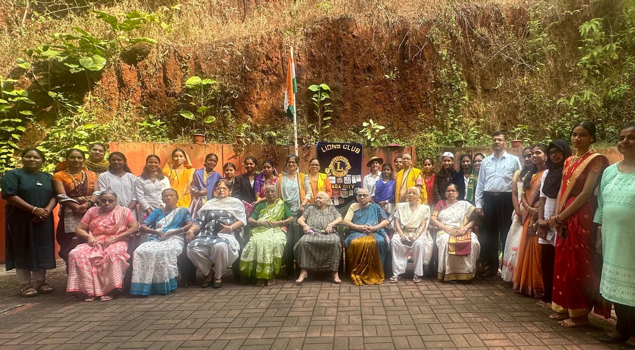  Goa Liberation Day at Sanjeevan Higher secondary school, Nageshi in association with Sanjeevan Arogyadham, an old age home