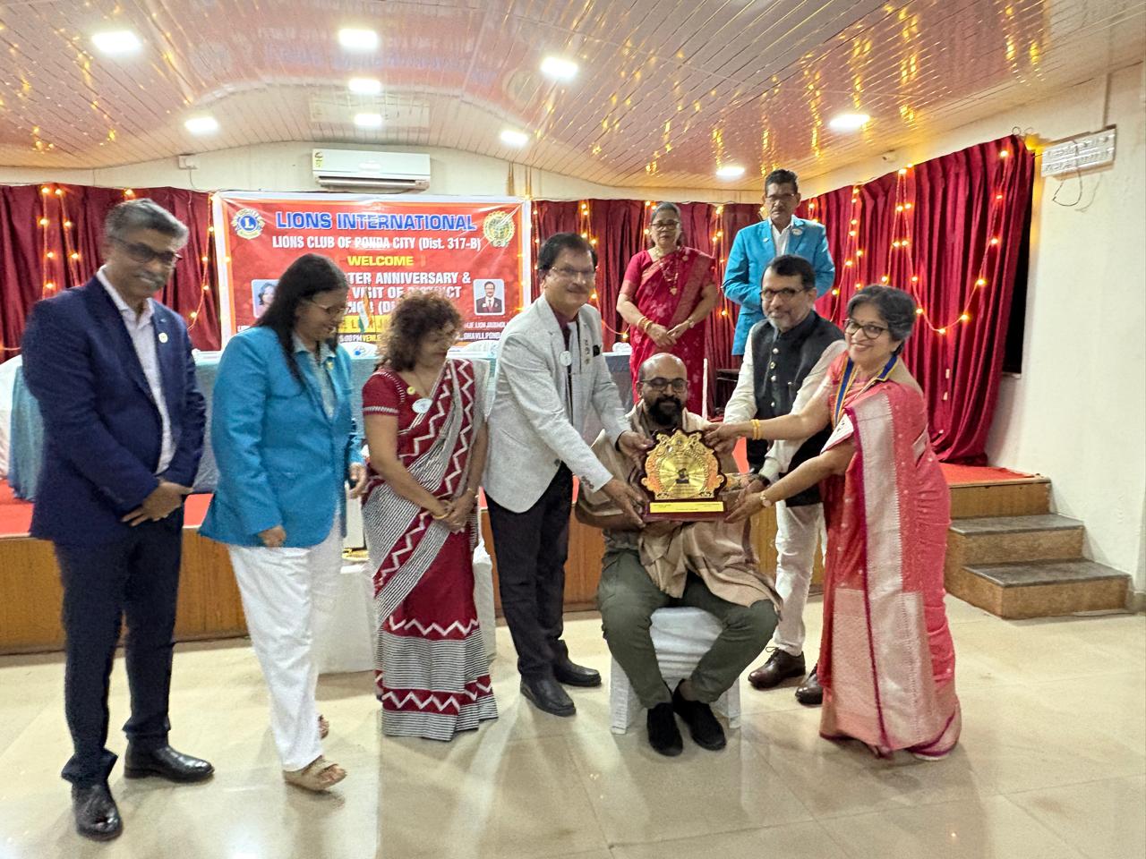 Felicitation of Animal Conservationists Mr Charan Desai