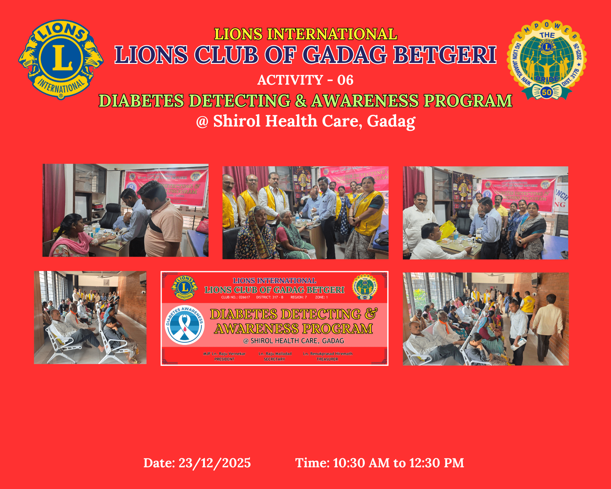 Diabetes Detecting & Awareness Program