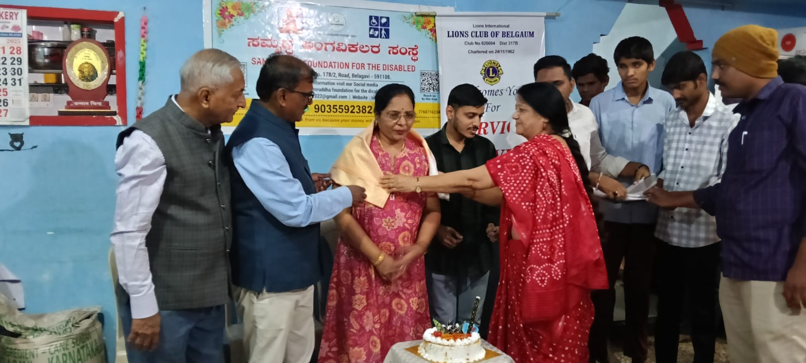 Donation to Samruddhi Foundation for the Disabled