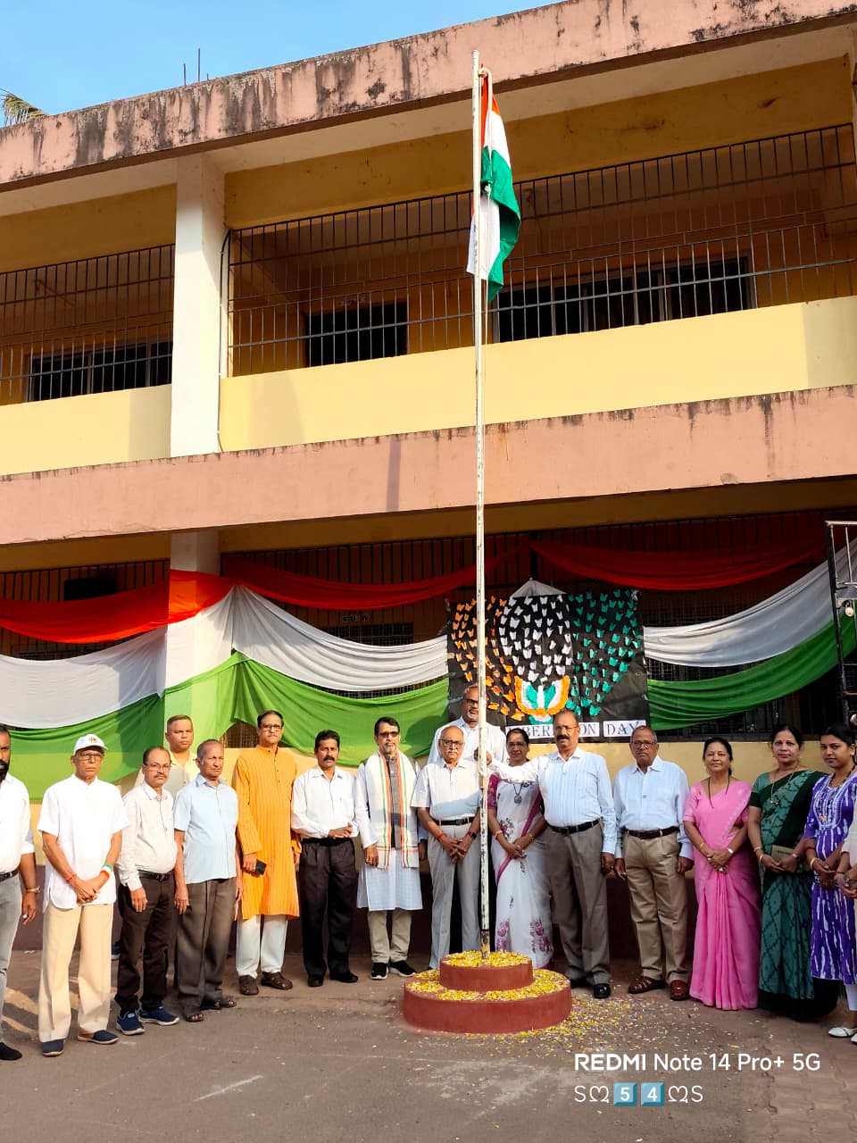 Participated at flag hoisting ceremony on Goa Liberation Day