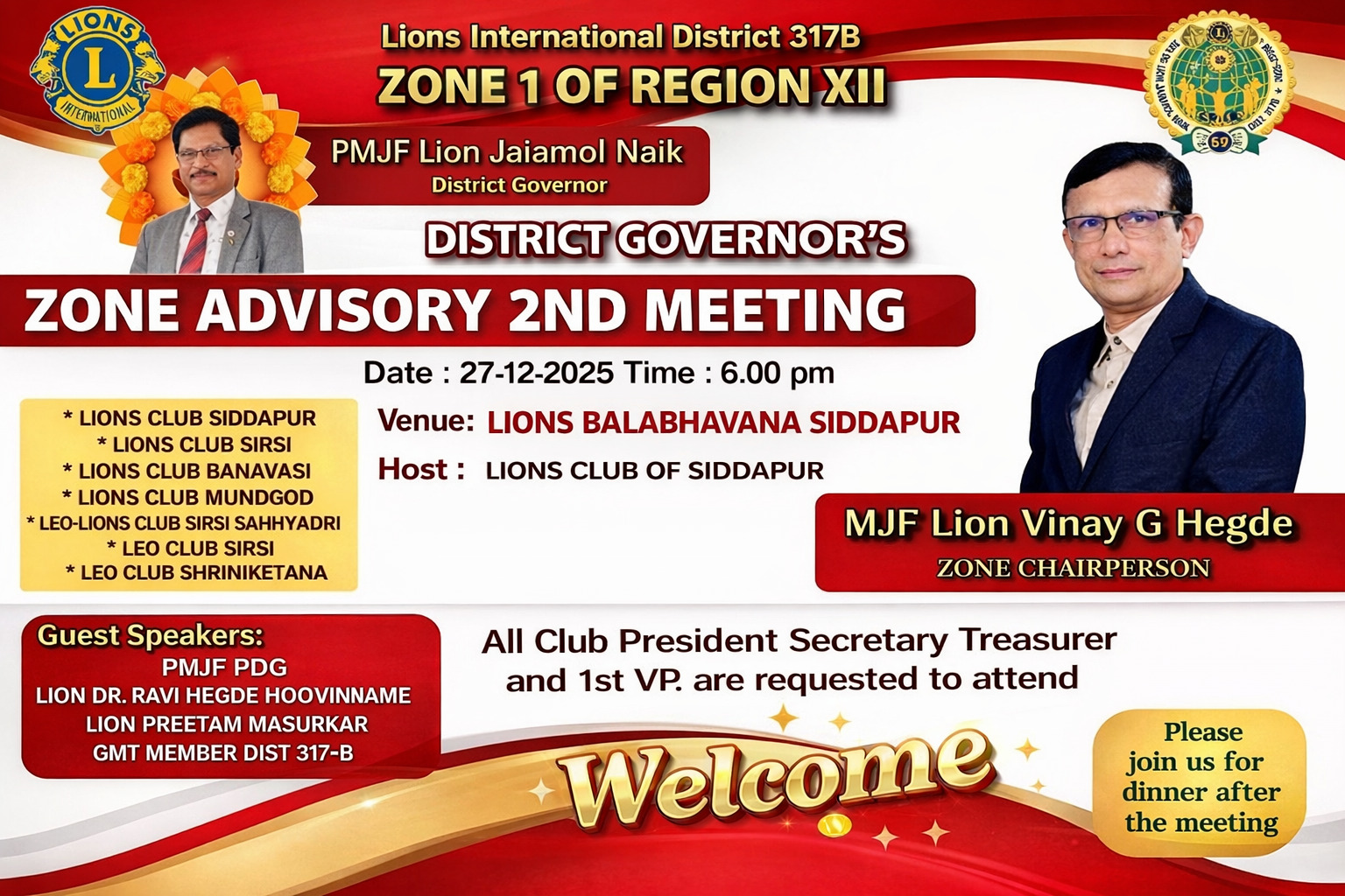 DG's ZONE ADVISORY 2ND MEETING AT SIDDAPUR