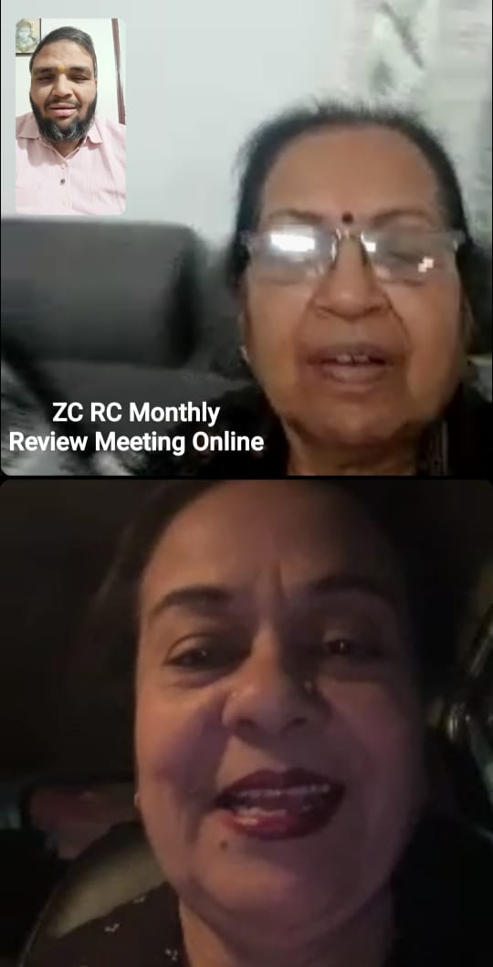 HAD INTERACTIVE MEETING WITH ZONE CHIARPERSONS ONLINE