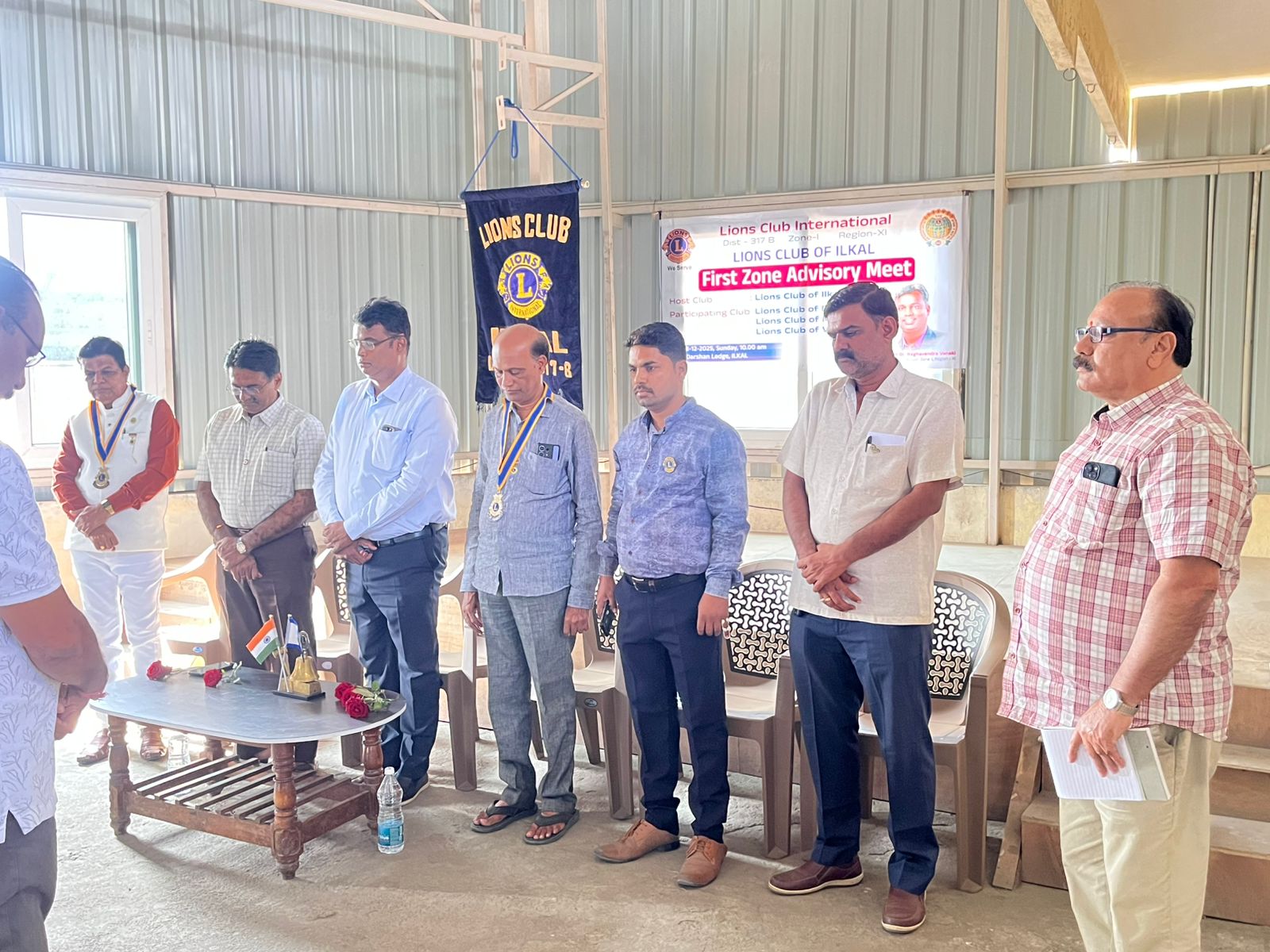 ATTENDING 1ST ZONE ADVISORY MEET. 