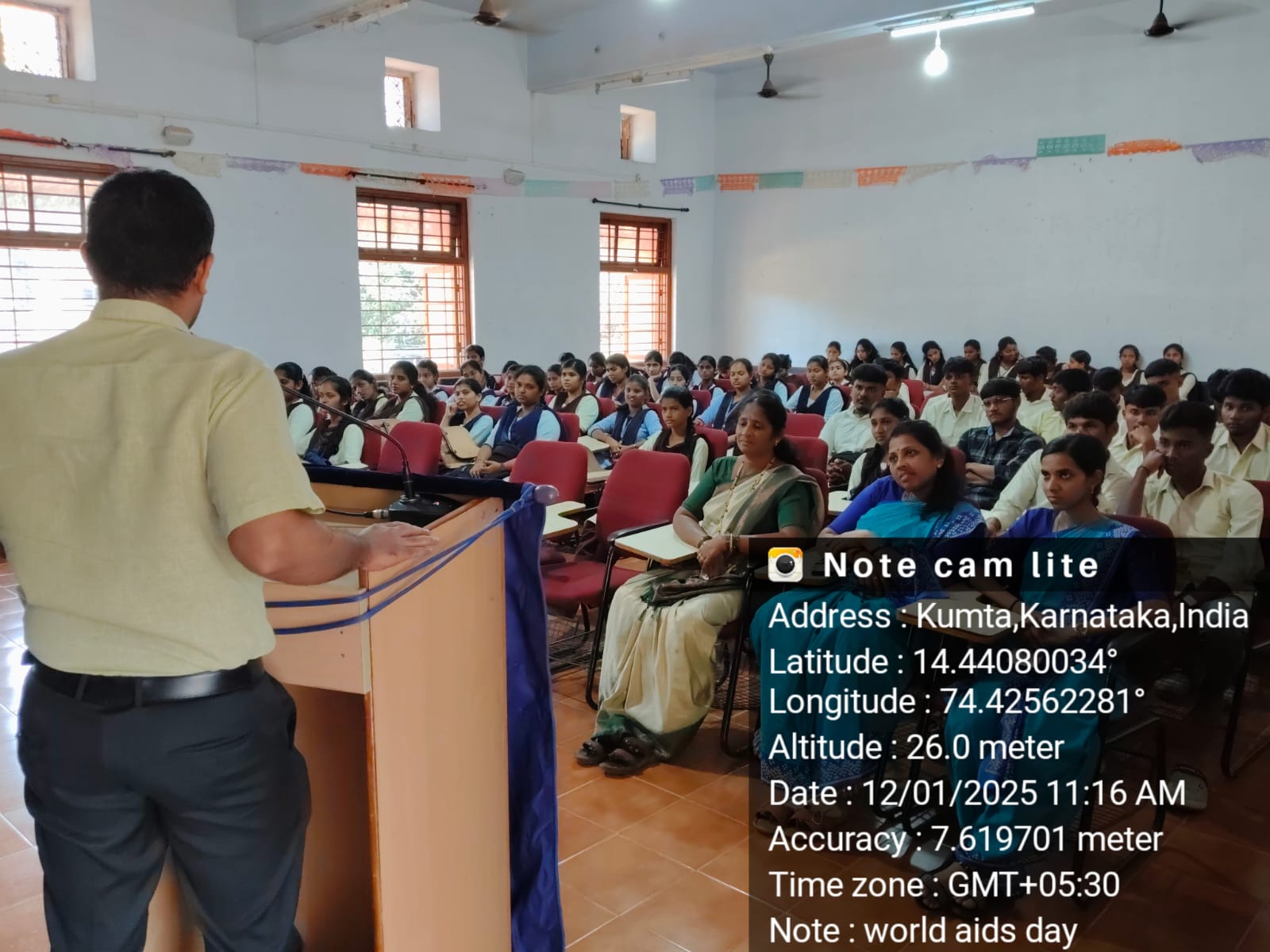 Talk on HIV/AIDS awareness talk on HIV Awareness Day