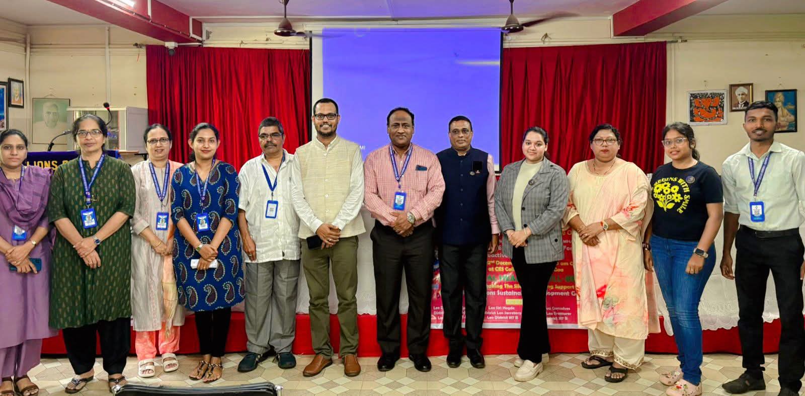 Attended Leo District Seminar and Talk by Dr Vithobha Mhalkar Asst Prof IPHB. Instrumental in Arrangements