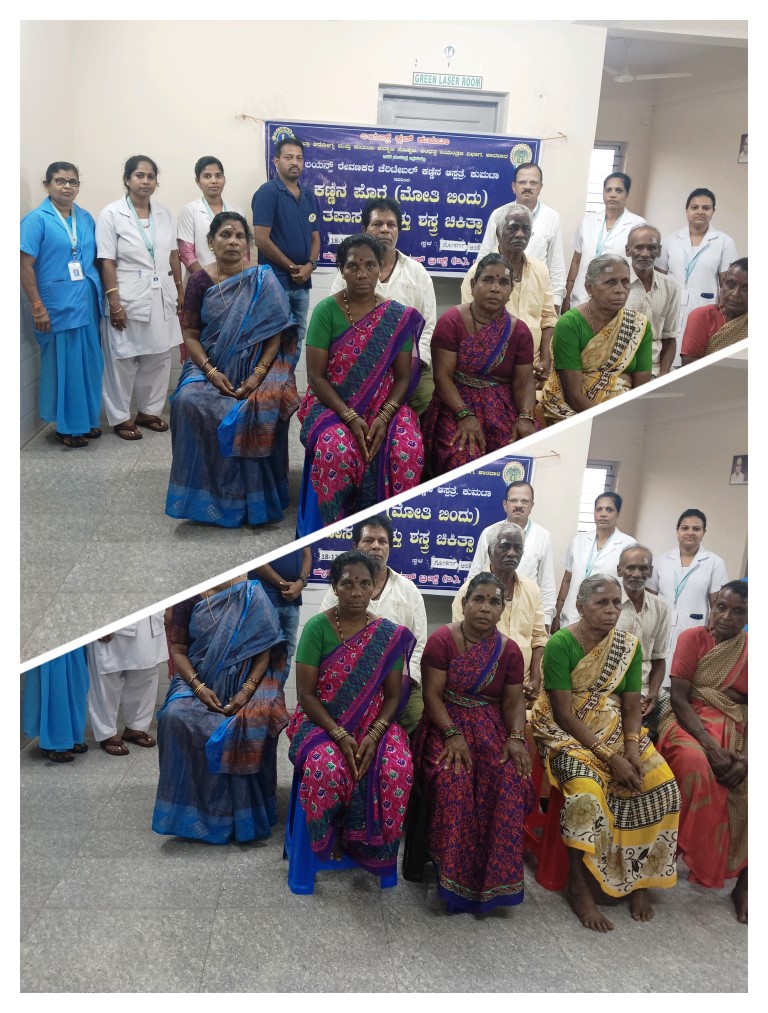 Free Cataract Operation Conducted at our Lions Revankar Charitable Hospital