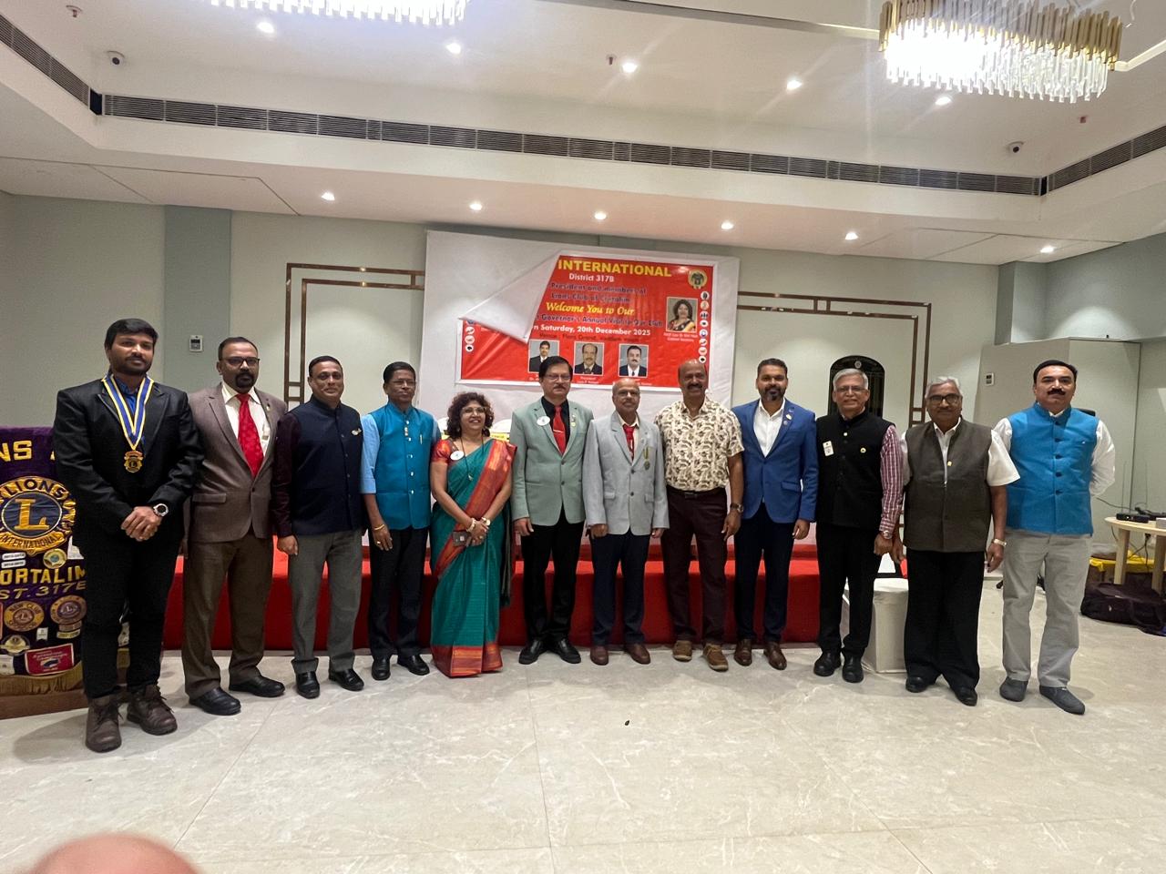 Attended DG Visit To Lions Club of Cortalim. Had a Conversations with Hunger Service Week With Members of LC Cortalim and Other Club Members