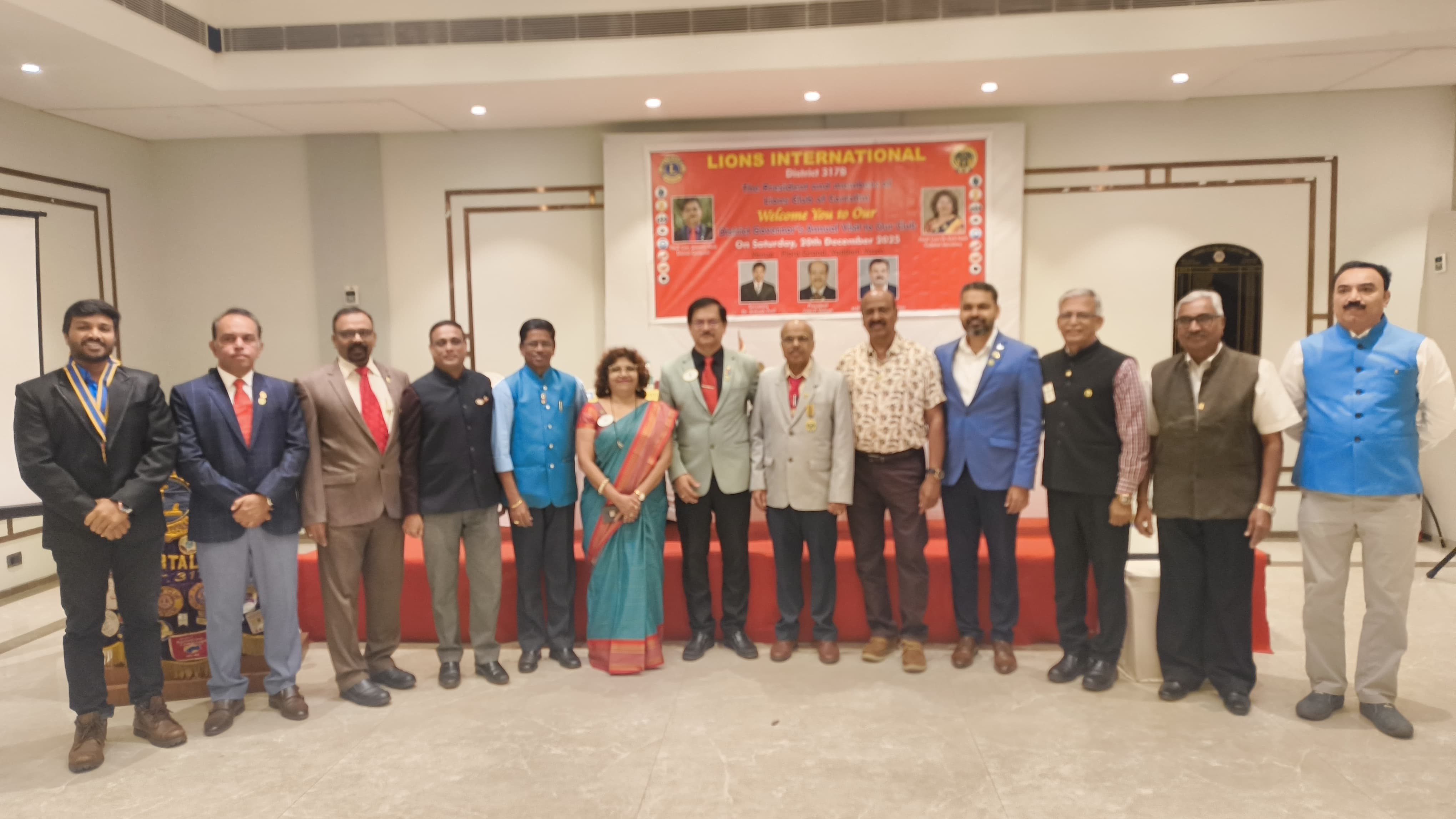 Attended DG Visit To Lions Club of Cortalim. Had a Conversations with Hunger Service Week With Members of LC Cortalim and Other Club Members