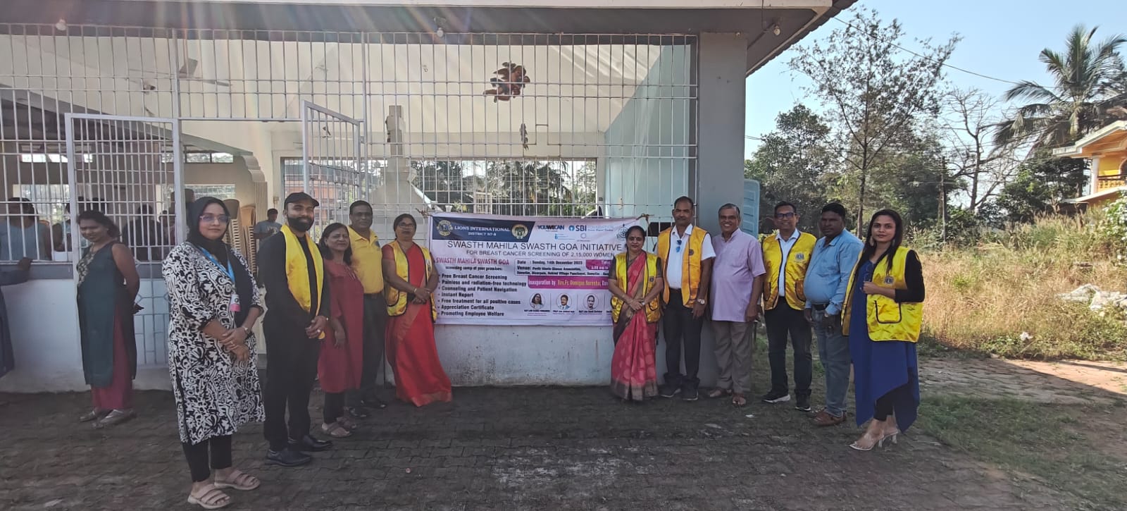 Attended The Club Activity of LC Kakoda and LC Alem De MArgao on Breast Screening with UNSDG no 3 with Well Being for Women