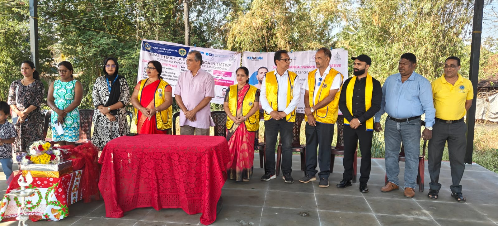 Attended The Club Activity of LC Kakoda and LC Alem De MArgao on Breast Screening with UNSDG no 3 with Well Being for Women