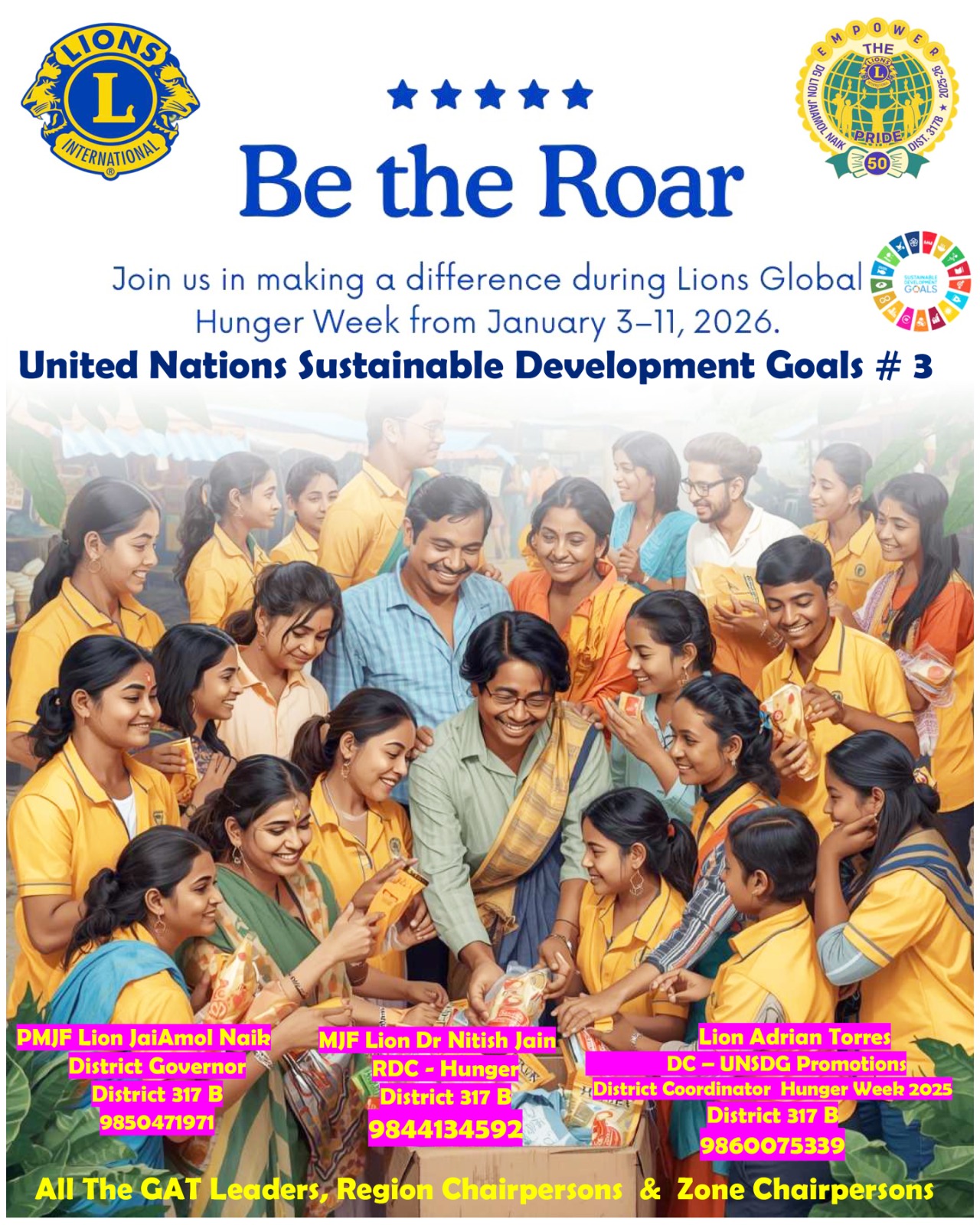 Details and Brochure For Clubs to Plan on Hunger Week 2025