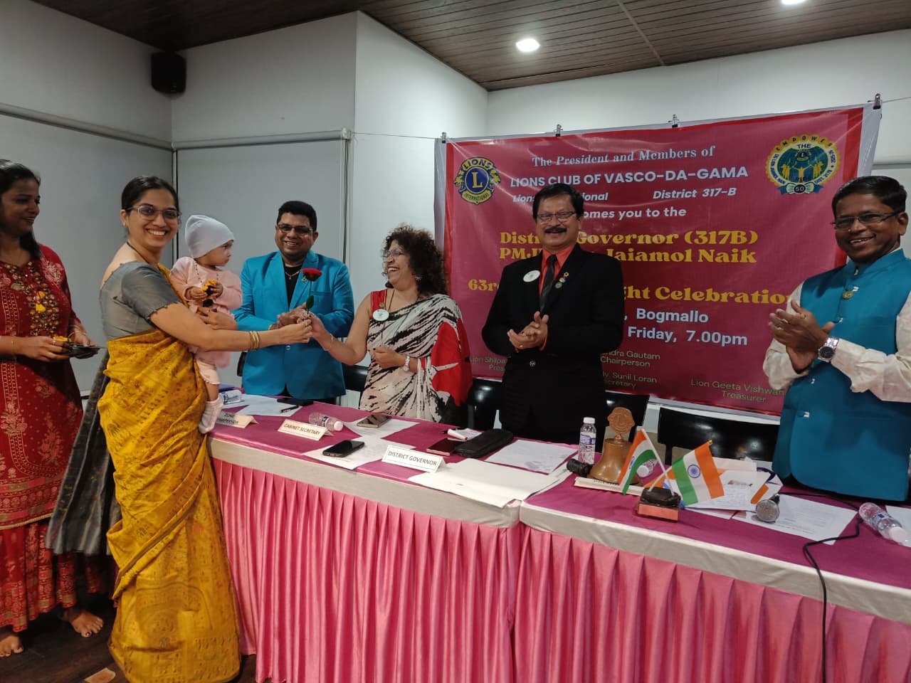 Attended DG Visit to home club Lions Club of Vasco da Gamaon 5th December 2025