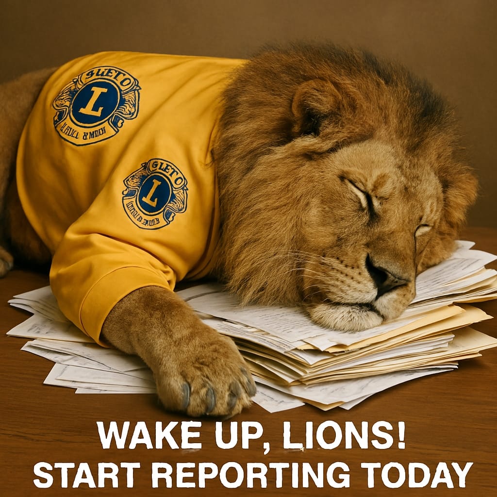 Wake UpLions.....Flyers distribution for spreading awareness on activities reporting posted on whats app groups