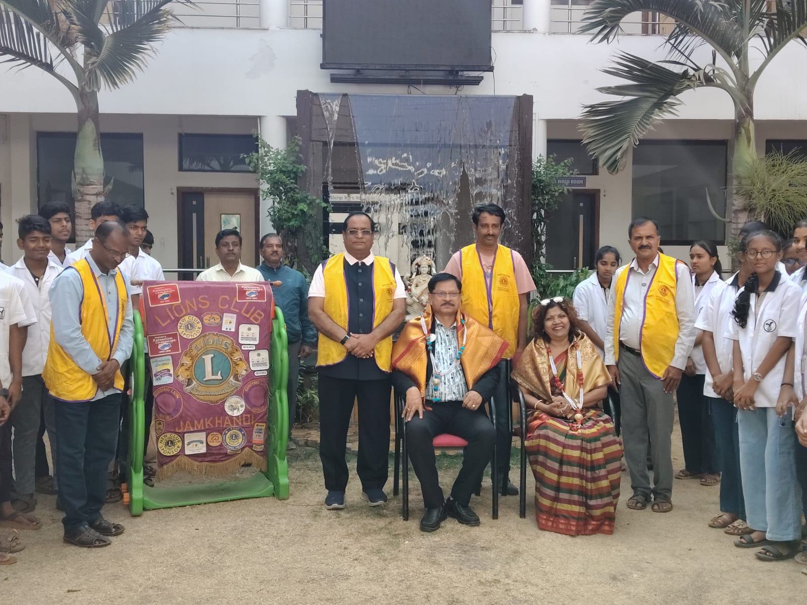 Lions Club service Activities in Konnur Collage, Yalletti