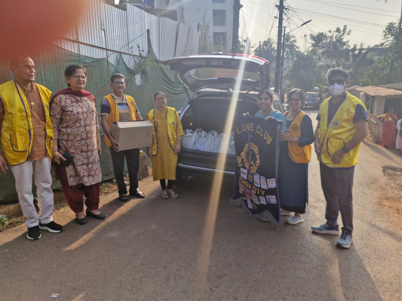 Hunger free slum area program - Hunger service week.