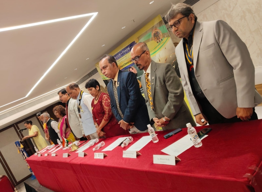 63rd Charter Nite and Official Visit of DG to Lions Club of Panjim. Both our RC and ZC were present for the same