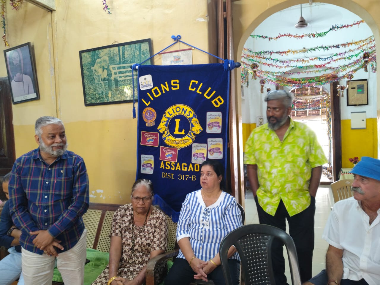 visit to lions club of Assagao  of my region on 8th January 2026 