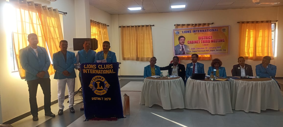 Attending District Cabinet Third Meeting in Goa (10 01.2026)