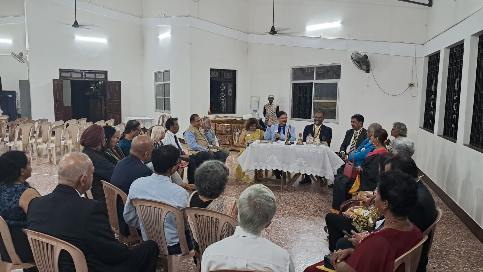 visit to Lions club of Aldona on thier charter nite