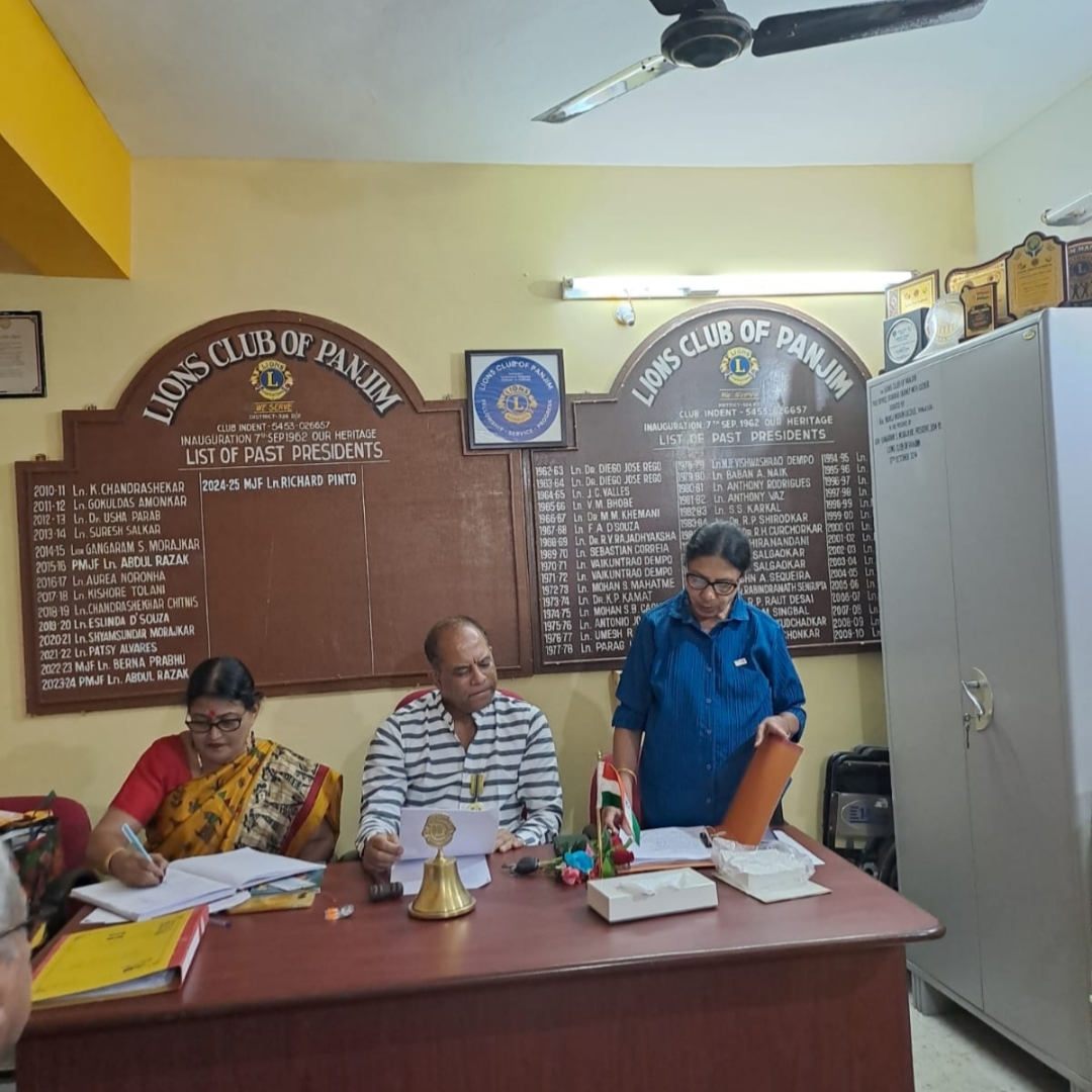 Lions Club of Panjim conducted their Regular Meeting for the month of January 2026 