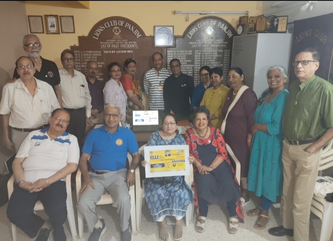 CLLI was conducted by MJF Lion Adrian Torres for Members of Lions Club of Panjim.