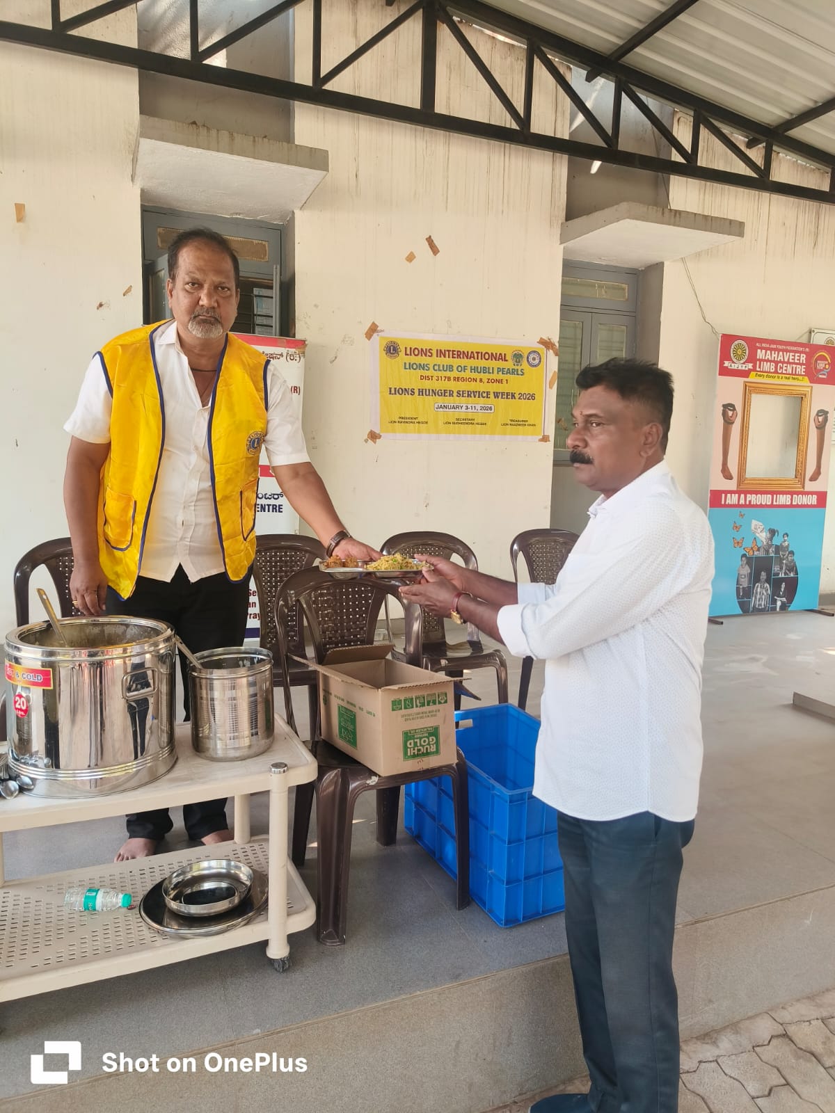 worldwide week of service - hunger (serving ready meals) (signature activity)