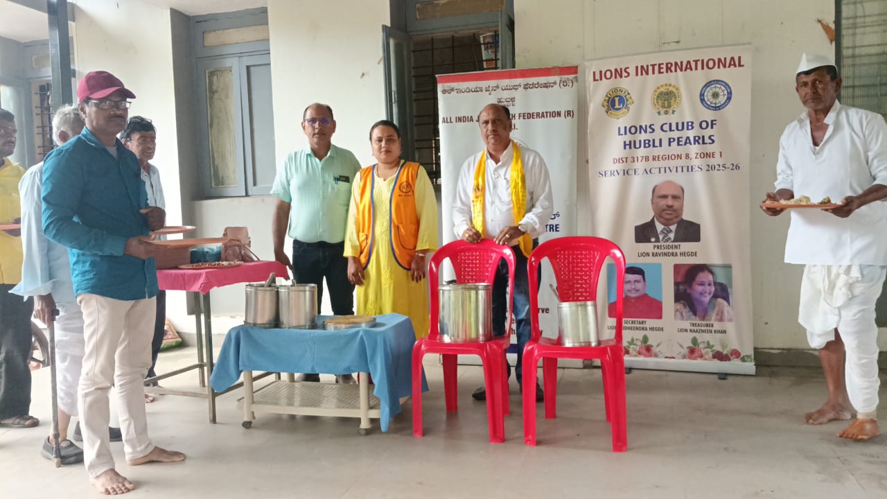 Serving ready food. (signature activity)