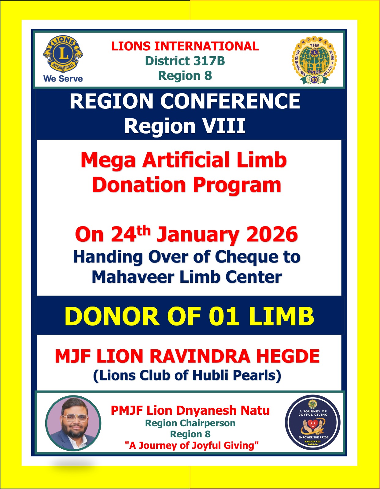 Artificial Limb Donation