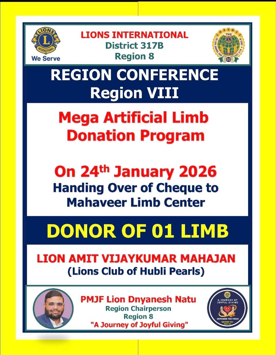 Artificial Limb Donation