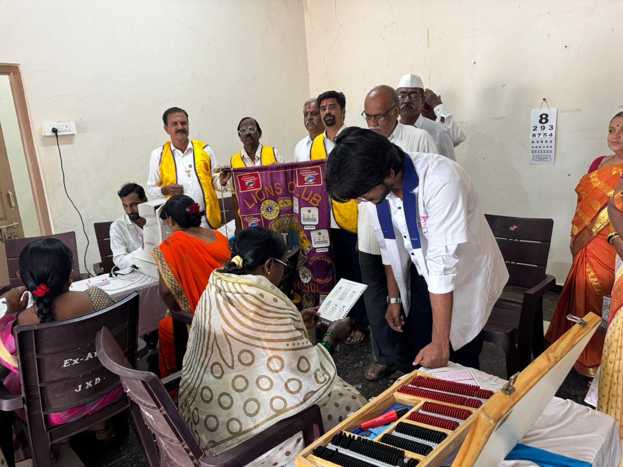 For ex-servicemen As part of Republic Day Free eye check up camp (FREE EVE TESTING CAMP).
