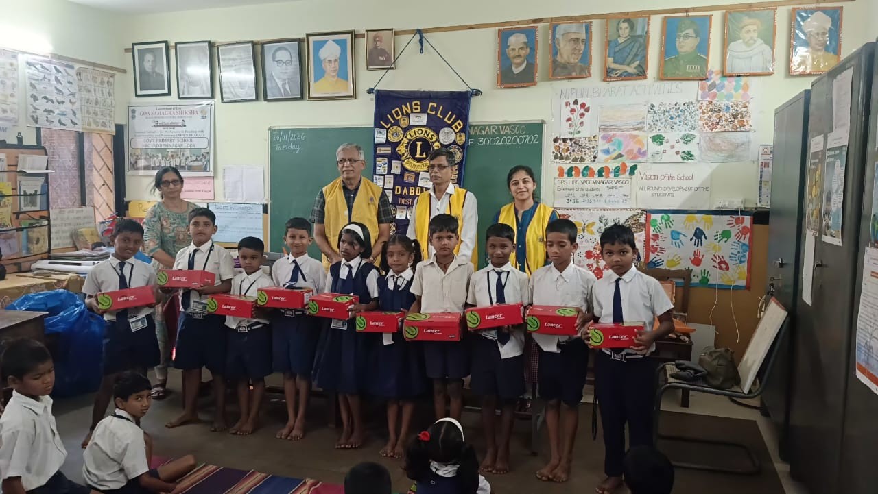 Donation of Shoes & Socks to Needy Students