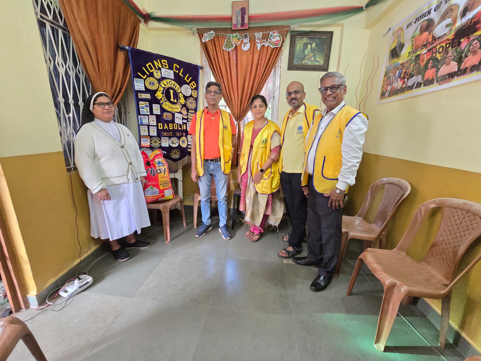 Donation of Rice Bag to Orphanage