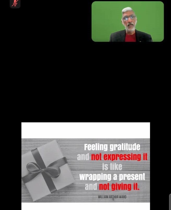 Topic: Power of Gratitude