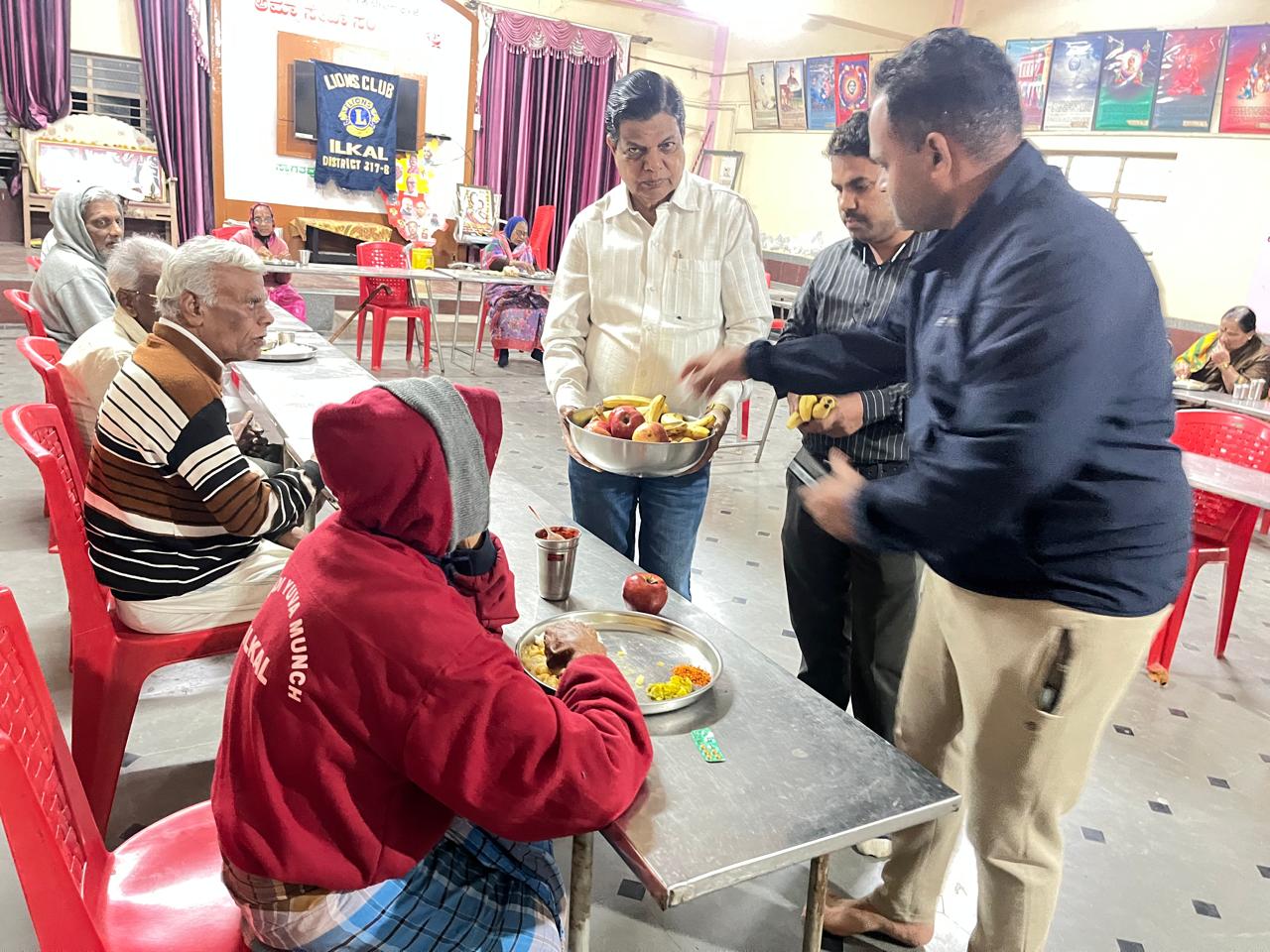 ATTENDED JANEVERY 9 ANNADASOHA PROGRAME AT ILKAL.  