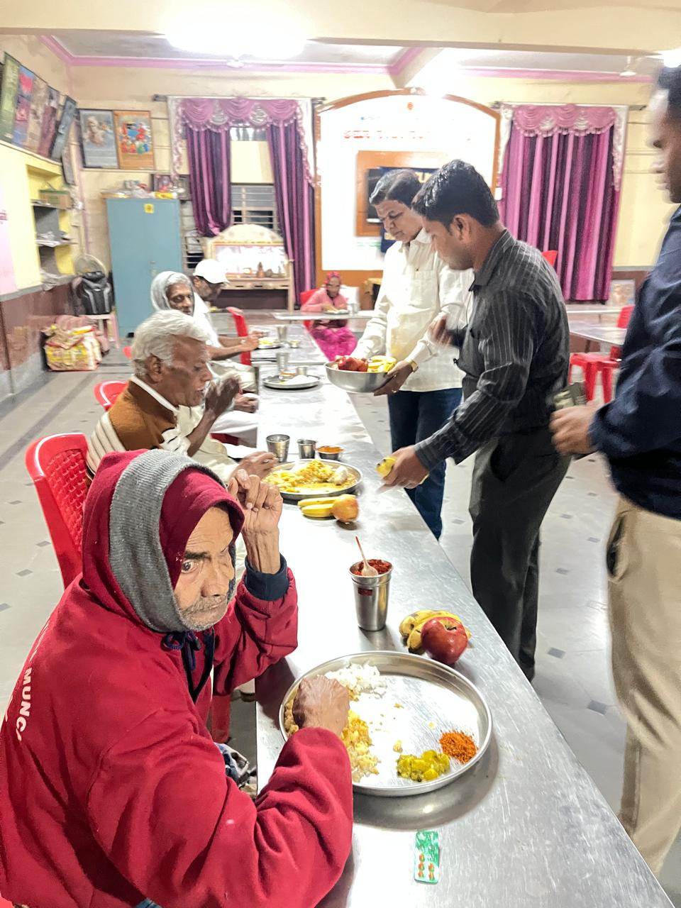 ATTENDED JANEVERY 9 ANNADASOHA PROGRAME AT ILKAL.  