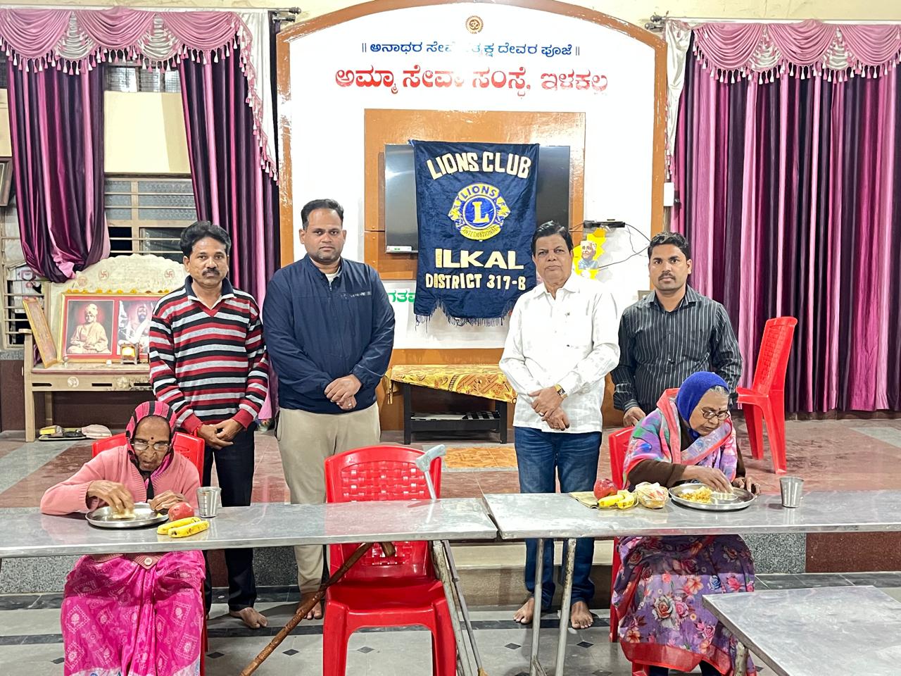 ATTENDED JANEVERY 9 ANNADASOHA PROGRAME AT ILKAL.  