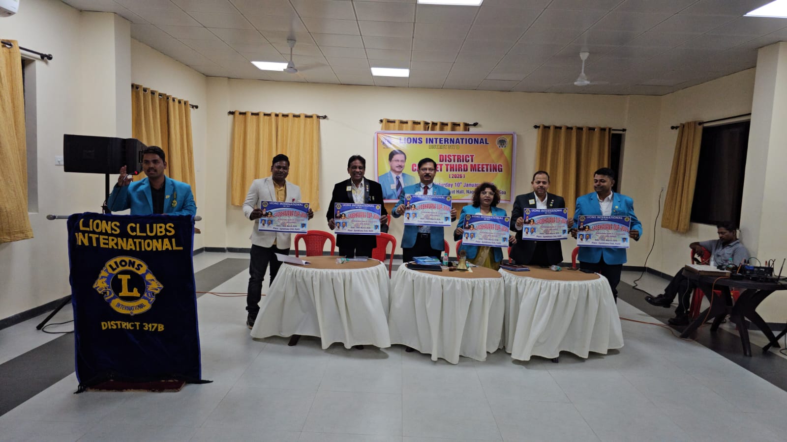 DISTRICT CABEENET MEETING WE RELISED SADHBHAVANA CRECKET DATE.