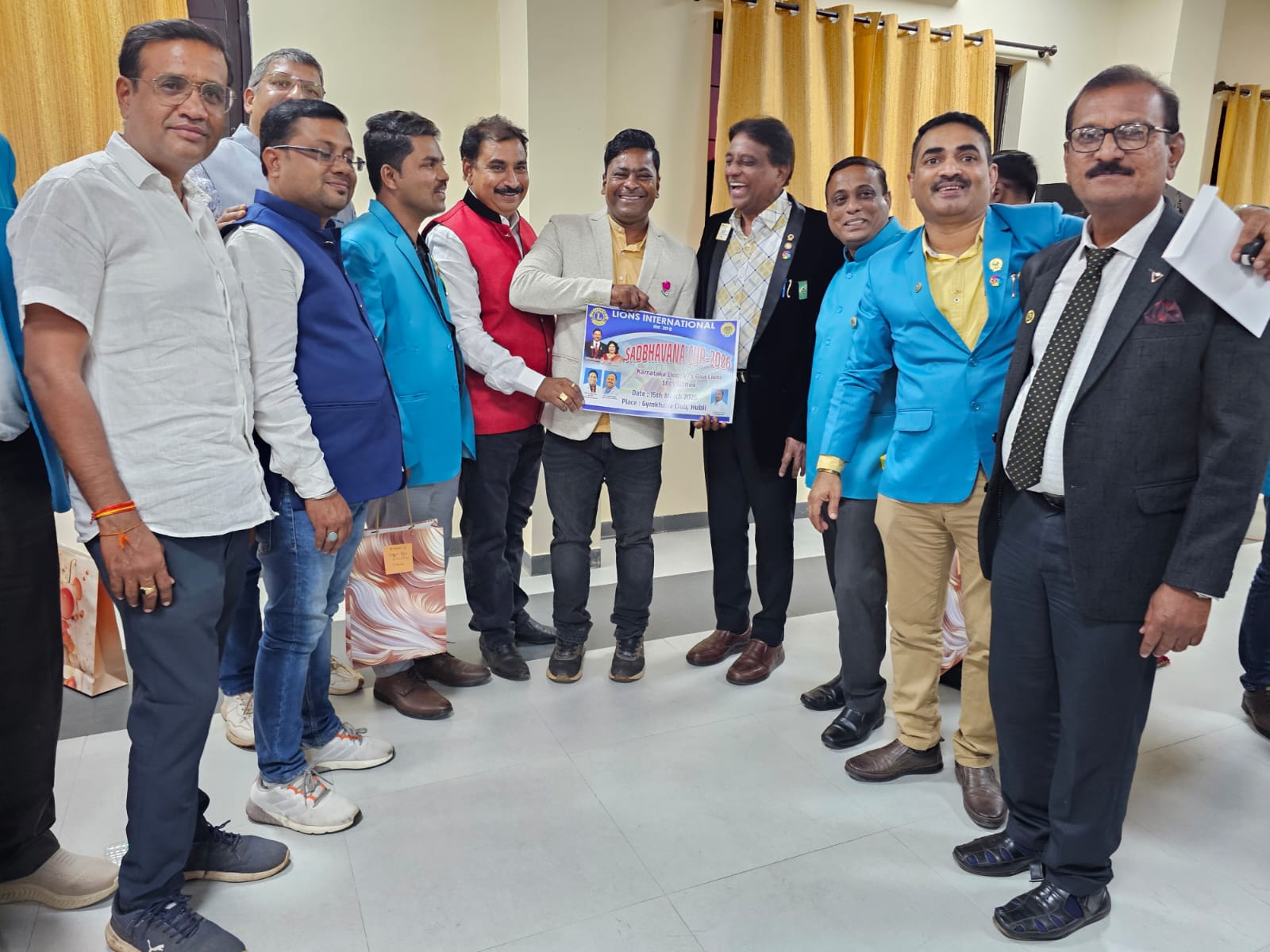 DISTRICT CABEENET MEETING WE RELISED SADHBHAVANA CRECKET DATE.