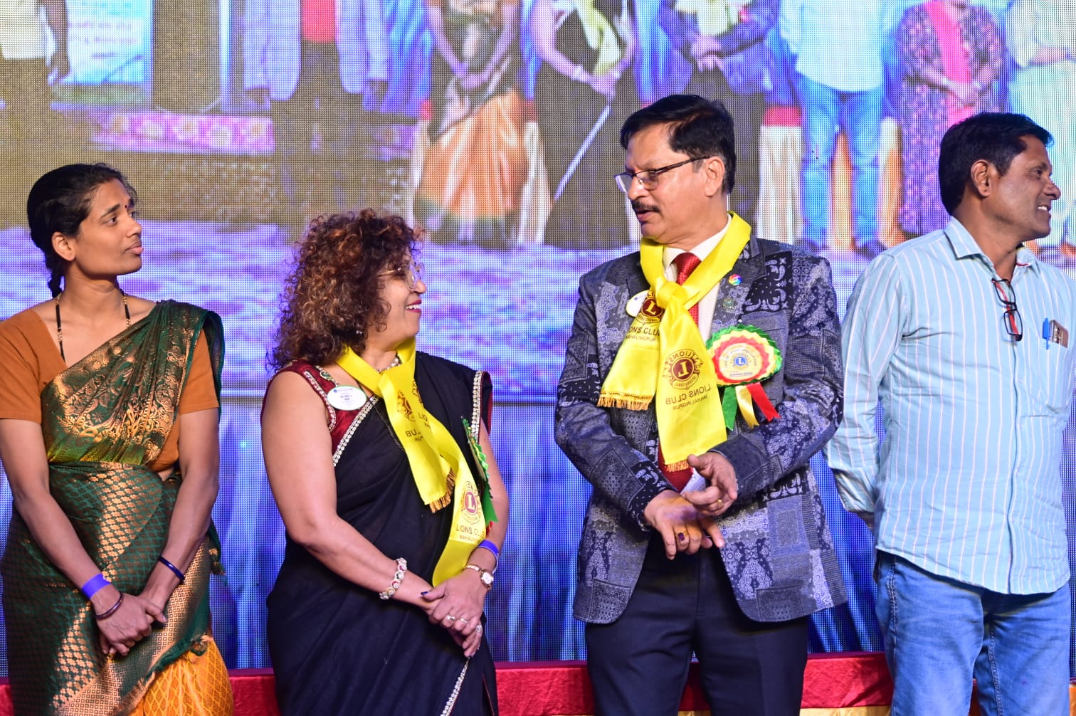 JANAMADA JODI PROGRAME CONDECTED BY LIONS CLUB OF MAHALINGAPUR GREEN BASIN.