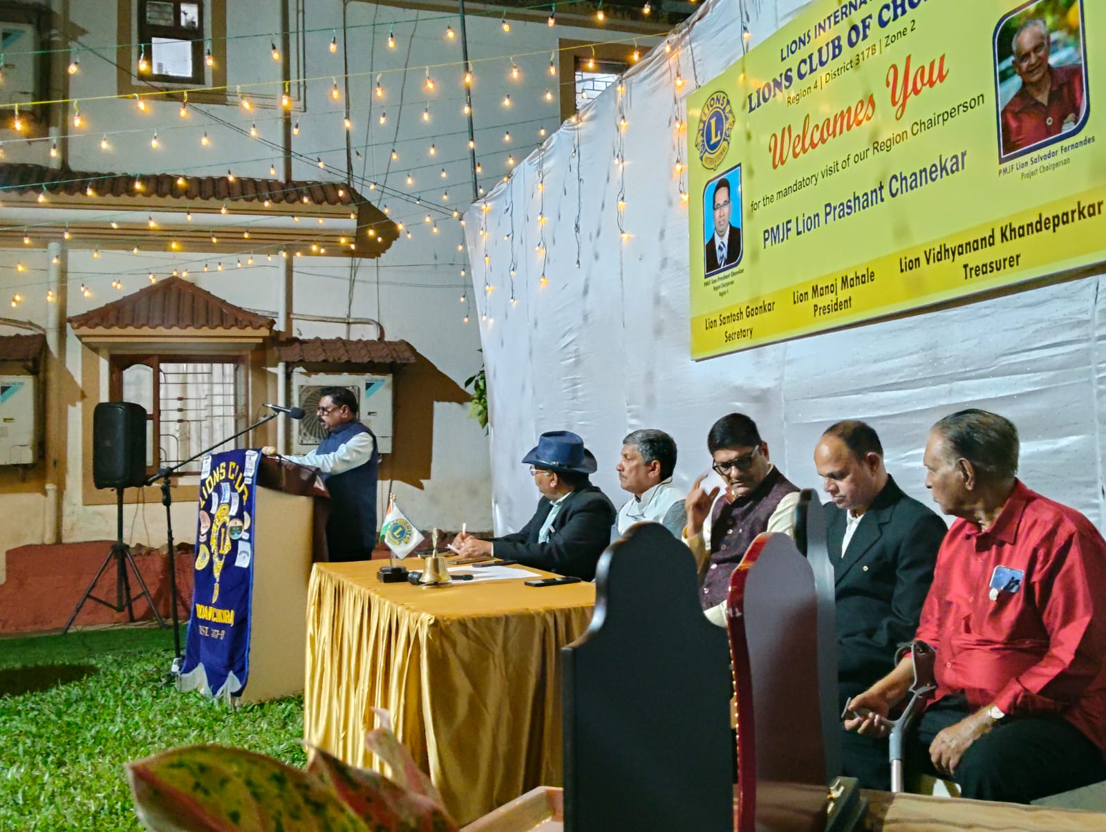 REGION CHAIRPERSONS VISIT TO CLUB